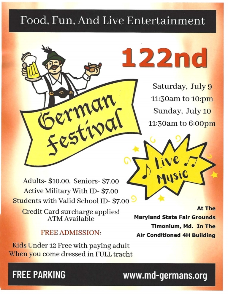 The Maryland German Festival