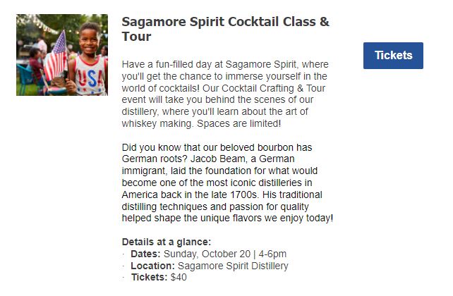 Sagamore Spirit Cocktail Class & Tour @ Sagamore Spirit Distillery